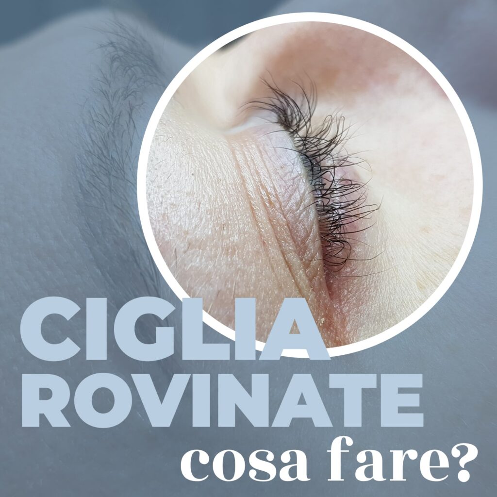 ciglia arricciate dopo laminazione cosa fare